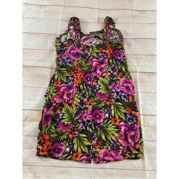 Vintage Joni Blair Women's Mini Floral Sun Dress - 13 - Picture 8 of 10